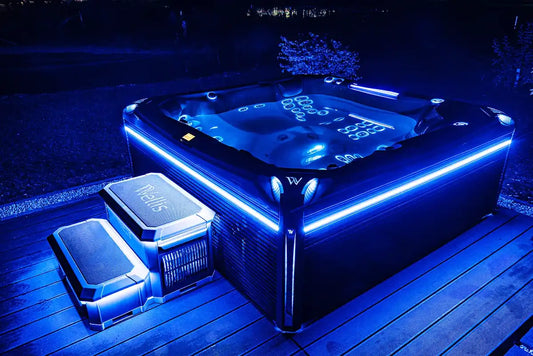 Premium hot tubs with energy-efficient accessories