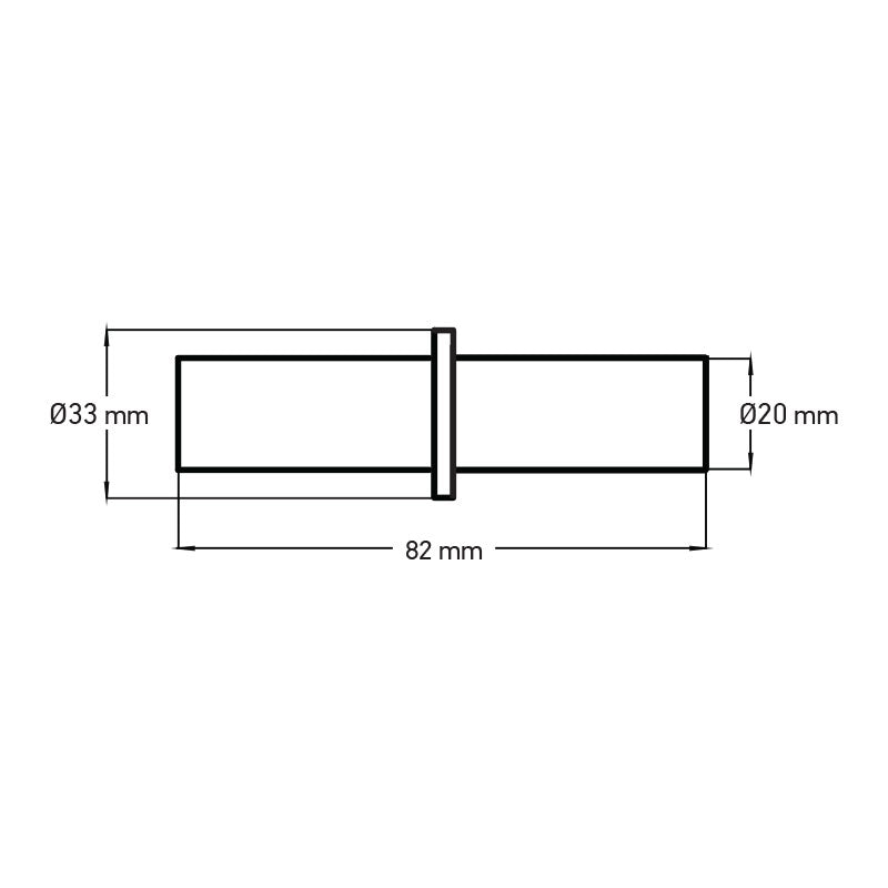 Coupling – 20 Spigot × 20 Spigot