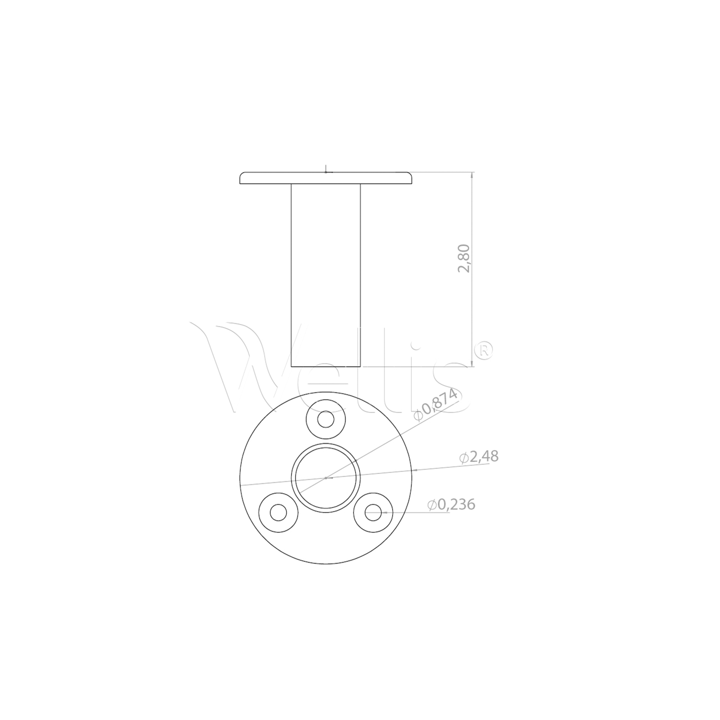 Adapter for swim theter
