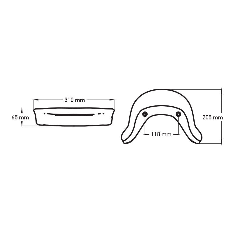 Headrest - corner - Wellisparts