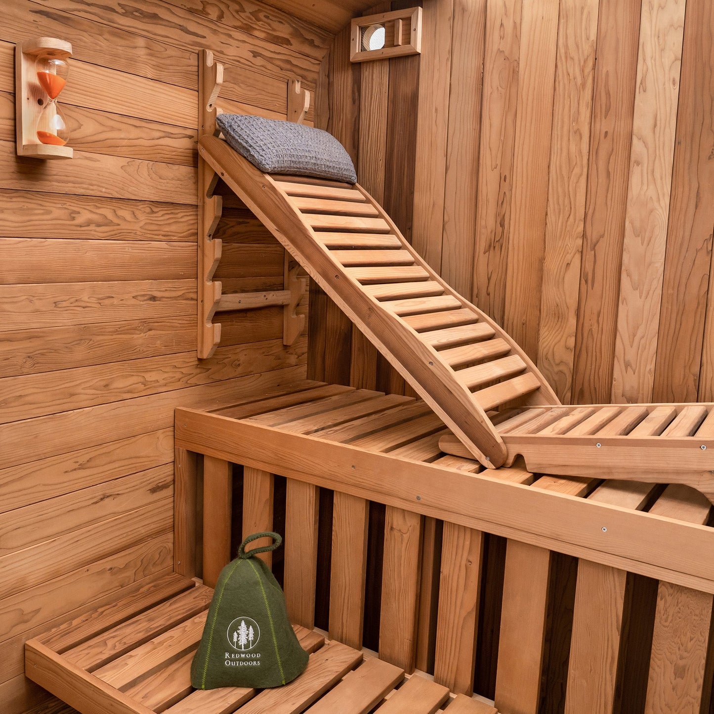 Summit Outdoor Sauna - 6 Person w/ Harvia Spirit Wi-Fi 8kW Heater